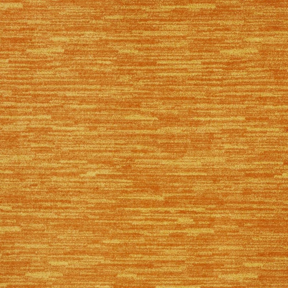 5' X 7' Orange Indoor Outdoor Area Rug