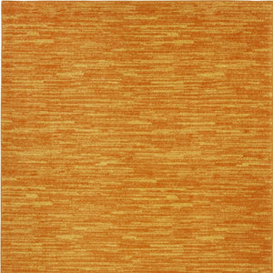 5' X 7' Orange Indoor Outdoor Area Rug