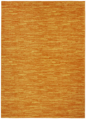 5' X 7' Orange Indoor Outdoor Area Rug