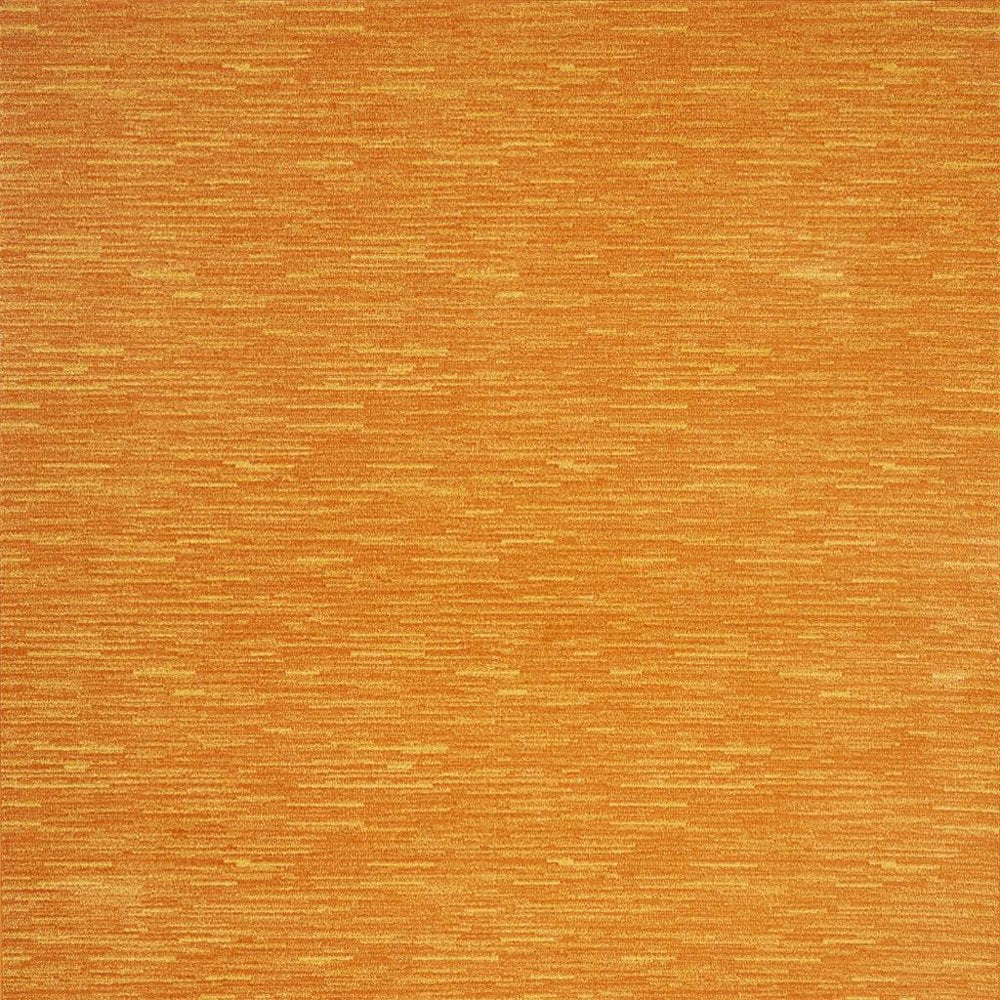 7' X 10' Orange Indoor Outdoor Area Rug