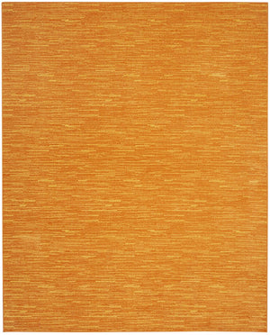 7' X 10' Orange Indoor Outdoor Area Rug