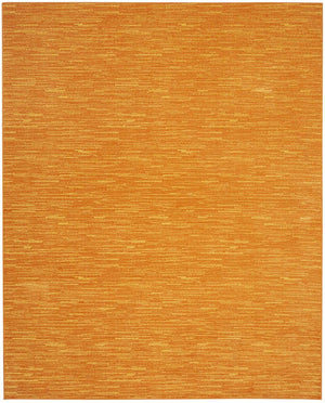 8' X 10' Orange Indoor Outdoor Area Rug