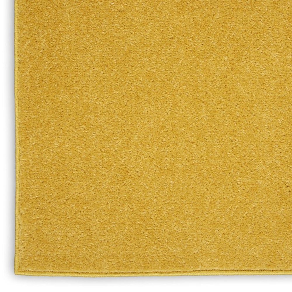 10' X 14' Yellow Indoor Outdoor Area Rug