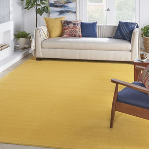 10' X 14' Yellow Indoor Outdoor Area Rug