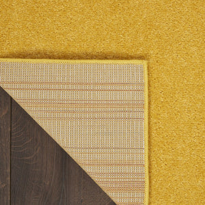 6' Yellow Indoor Outdoor Runner Rug