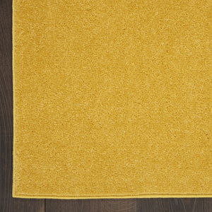 8' Yellow Indoor Outdoor Runner Rug