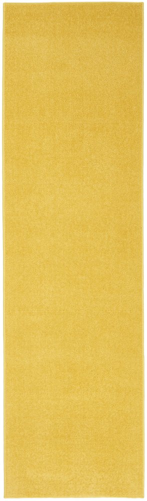 8' Yellow Indoor Outdoor Runner Rug