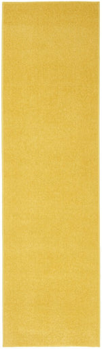 8' Yellow Indoor Outdoor Runner Rug