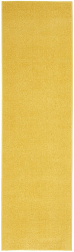 8' Yellow Indoor Outdoor Runner Rug