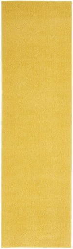8' Yellow Indoor Outdoor Runner Rug