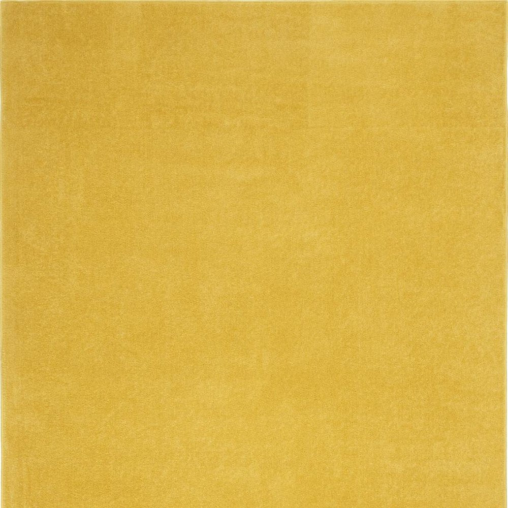 5' X 7' Yellow Indoor Outdoor Area Rug