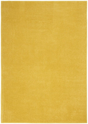 5' X 7' Yellow Indoor Outdoor Area Rug