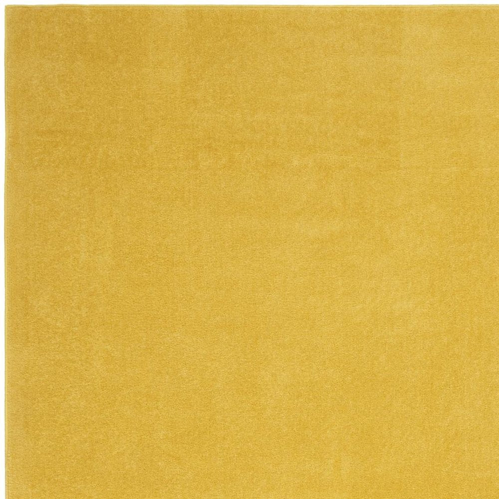6' X 9' Yellow Indoor Outdoor Area Rug
