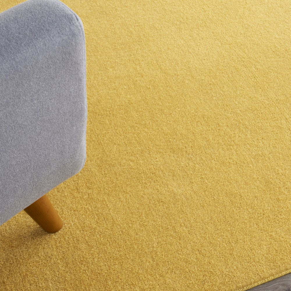 8' X 10' Yellow Indoor Outdoor Area Rug