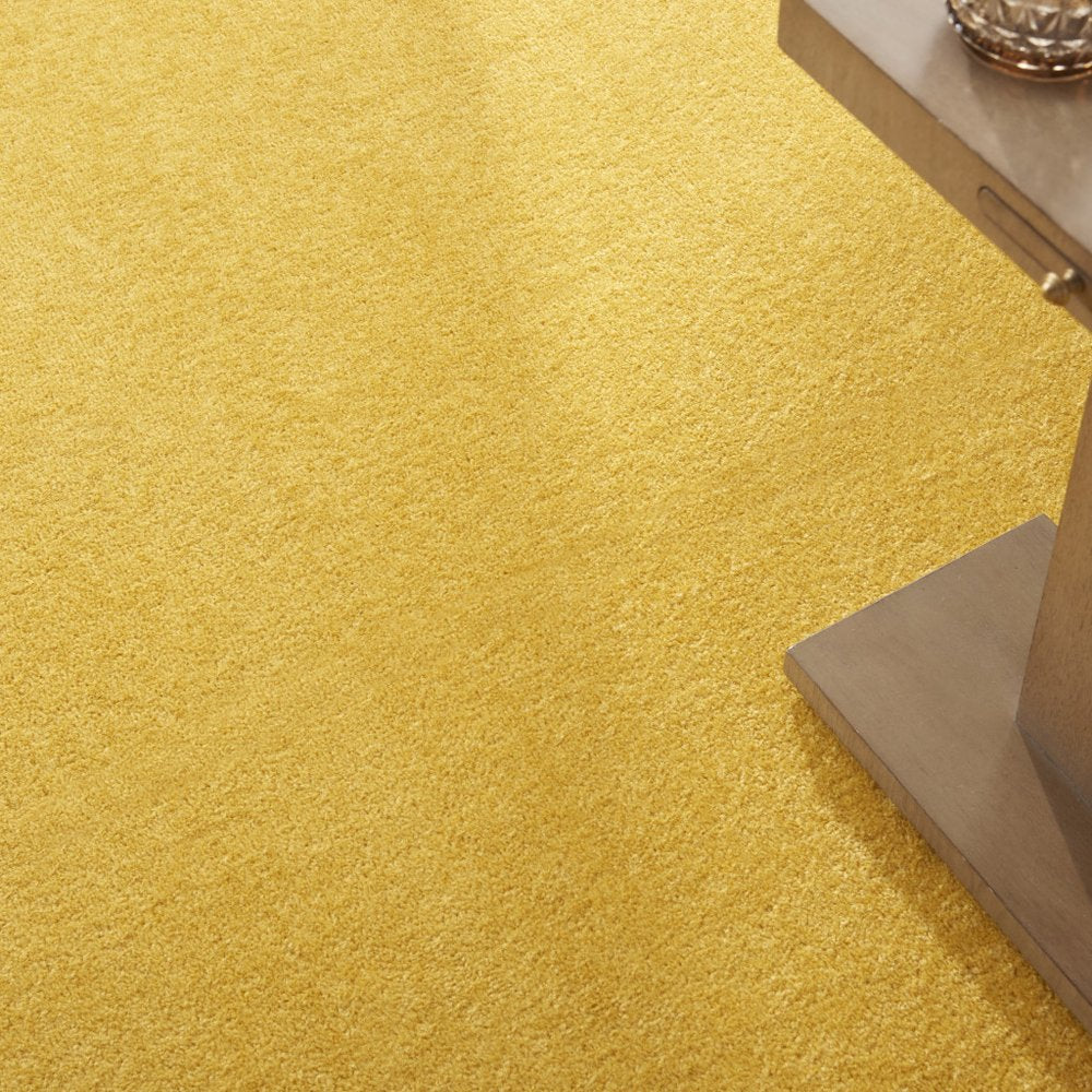 9' Yellow Square Indoor Outdoor Area Rug