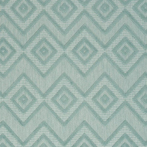 5' X 7' Aqua Indoor Outdoor Area Rug