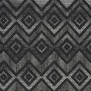 6' X 9' Charcoal Indoor Outdoor Area Rug