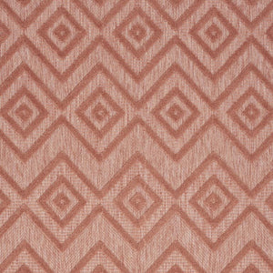 5' X 7' Coral Indoor Outdoor Area Rug