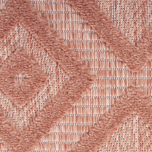6' X 9' Coral Indoor Outdoor Area Rug