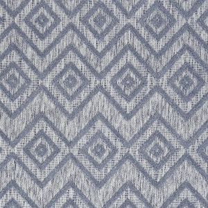 5' X 7' Denim Blue Indoor Outdoor Area Rug