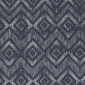 6' X 9' Blue Indoor Outdoor Area Rug