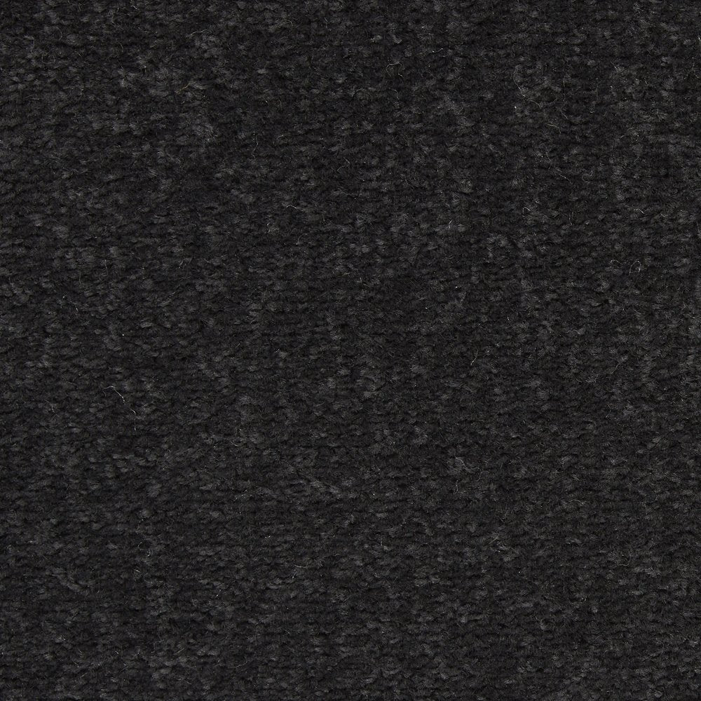 4' Black Round Indoor Outdoor Area Rug