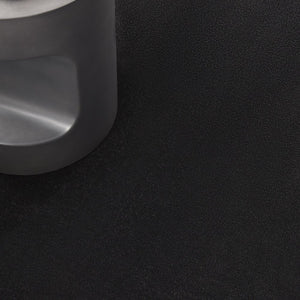 6' X 6' Black Round Indoor Outdoor Area Rug