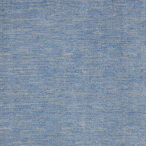 9' X 12' Blue And Gray Indoor Outdoor Area Rug