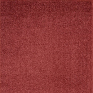 3' X 5' Brick Red Non Skid Indoor Outdoor Area Rug