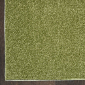 4' Runner Green Indoor Outdoor Runner Rug
