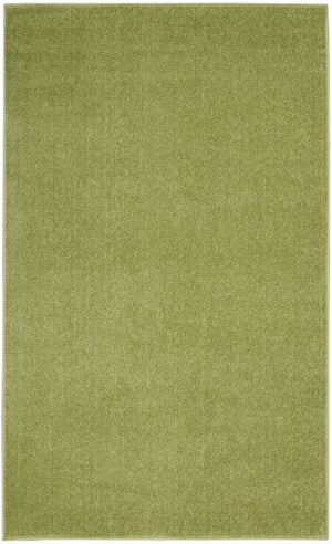 3' X 5' Green Indoor Outdoor Area Rug