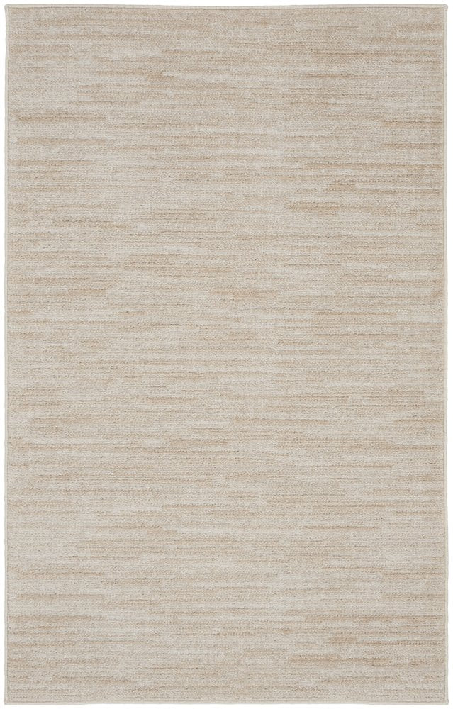 3' X 5' Beige And Ivory Indoor Outdoor Area Rug