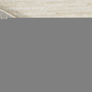 4' Beige And Ivory Round Indoor Outdoor Area Rug