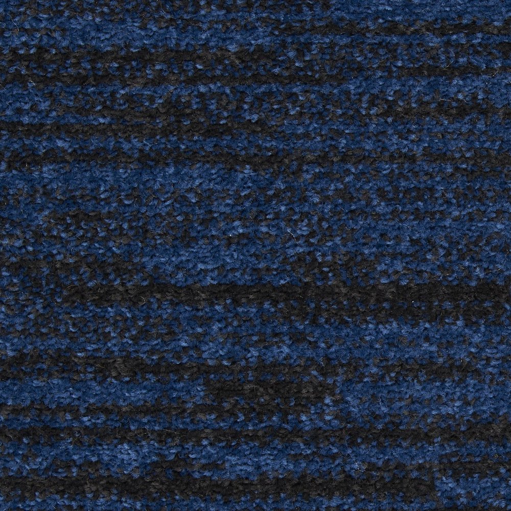 4' Blue Round Indoor Outdoor Area Rug