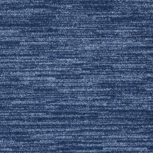 4' Runner Navy Blue Indoor Outdoor Runner Rug