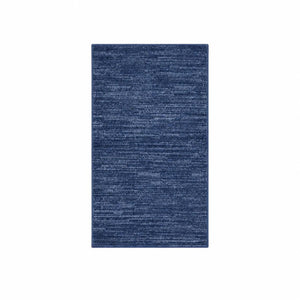 4' Runner Navy Blue Indoor Outdoor Runner Rug