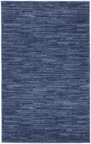 3' X 5' Blue Indoor Outdoor Area Rug