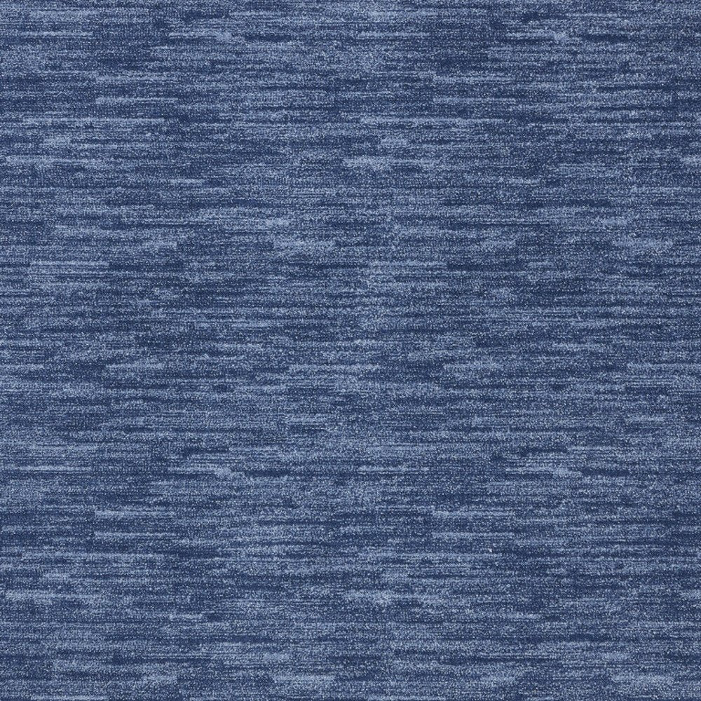5' X 5' Blue Square Indoor Outdoor Area Rug