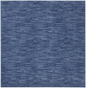 5' X 5' Blue Square Indoor Outdoor Area Rug