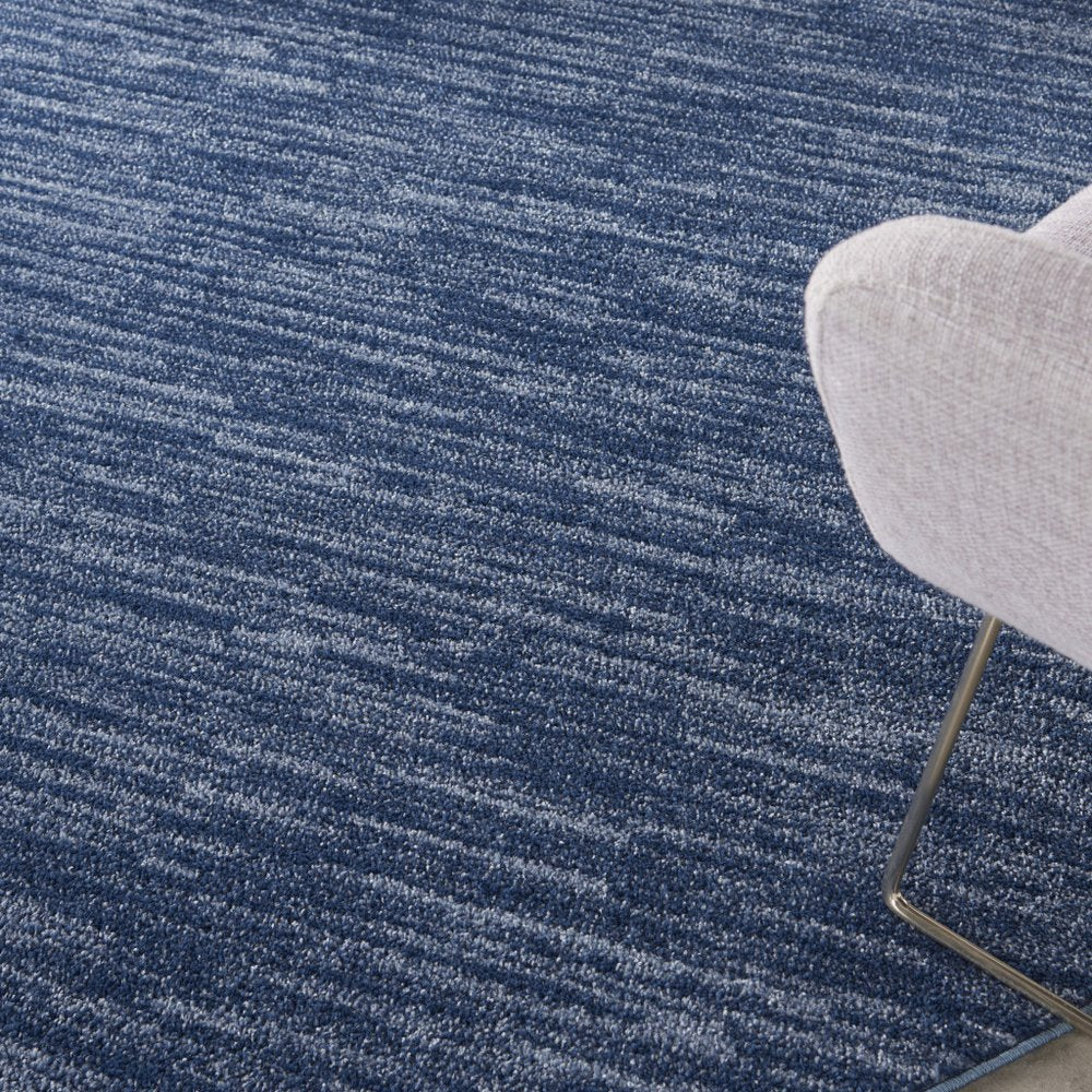 6' X 6' Blue Round Indoor Outdoor Area Rug