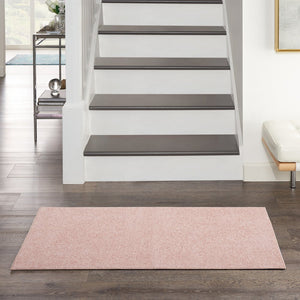 4' Runner Pink Indoor Outdoor Runner Rug