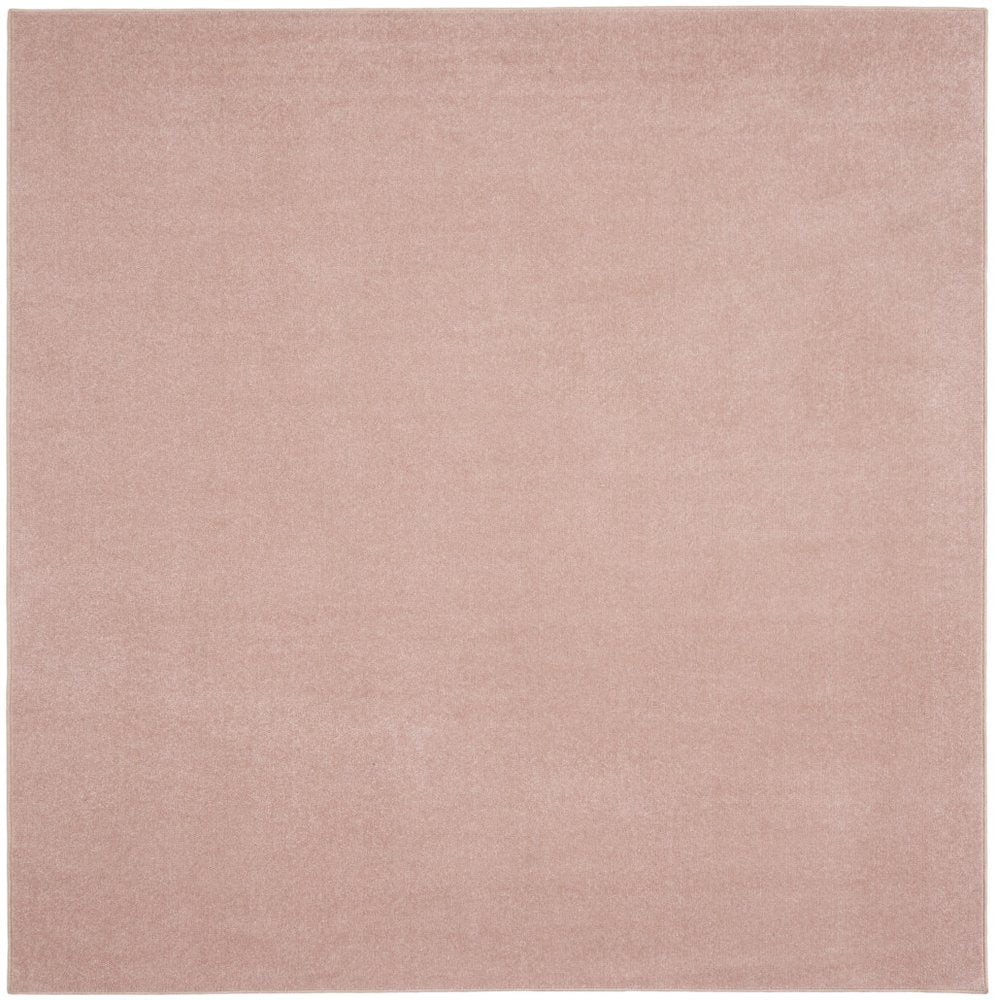 5' X 5' Pink Square Indoor Outdoor Area Rug
