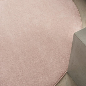 6' X 6' Pink Round Indoor Outdoor Area Rug