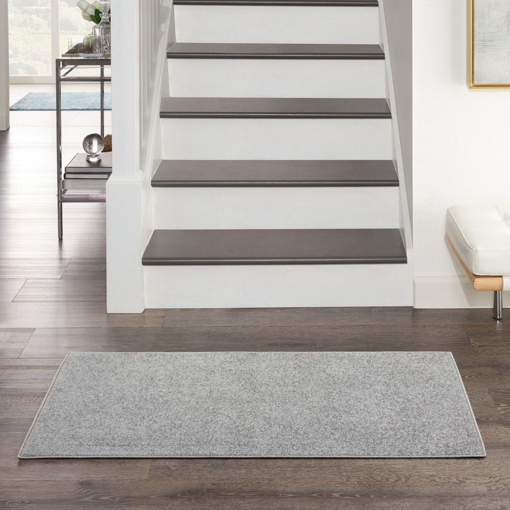 2' X 4' Gray Indoor Outdoor Area Rug