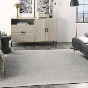 5' X 5' Gray Square Indoor Outdoor Area Rug