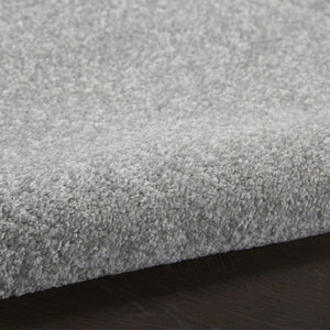 6' X 6' Gray Round Indoor Outdoor Area Rug