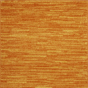 2' X 4' Orange Indoor Outdoor Runner Rug