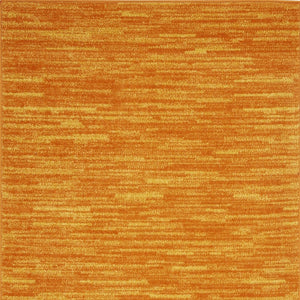 3' X 5' Orange Indoor Outdoor Area Rug