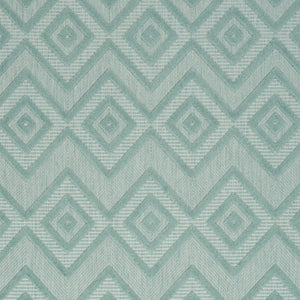 4' X 6' Aqua Indoor Outdoor Area Rug
