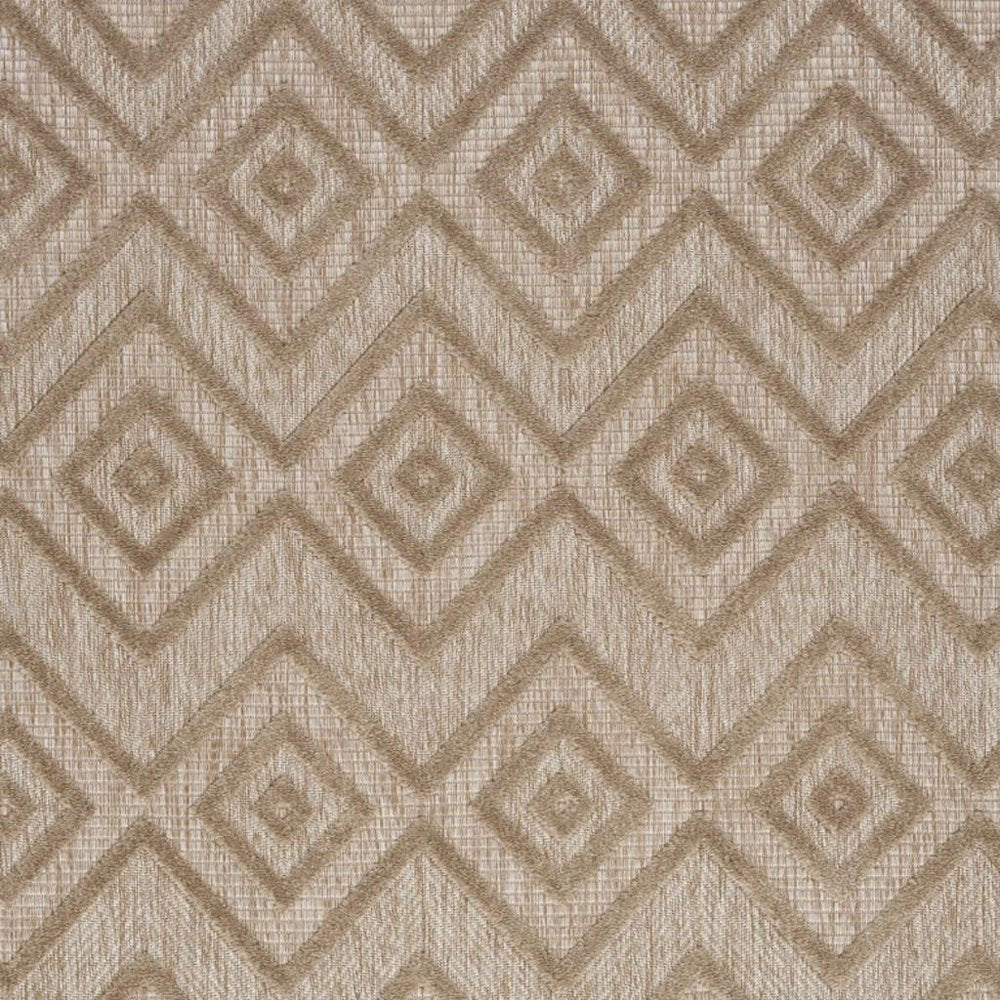 4' X 6' Beige Indoor Outdoor Area Rug